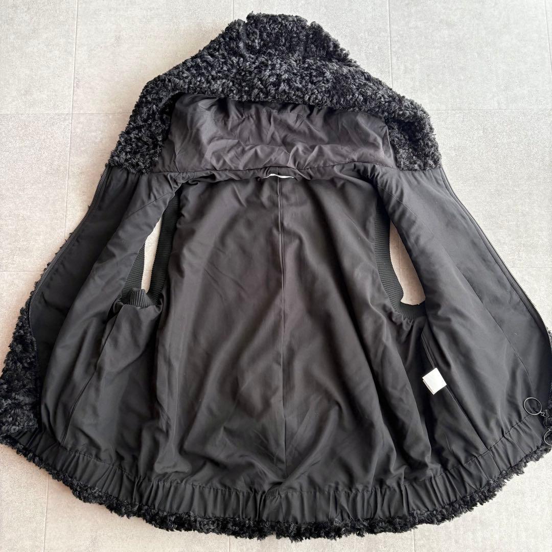 美品✨ayane プードルフーデッドベスト ブラック