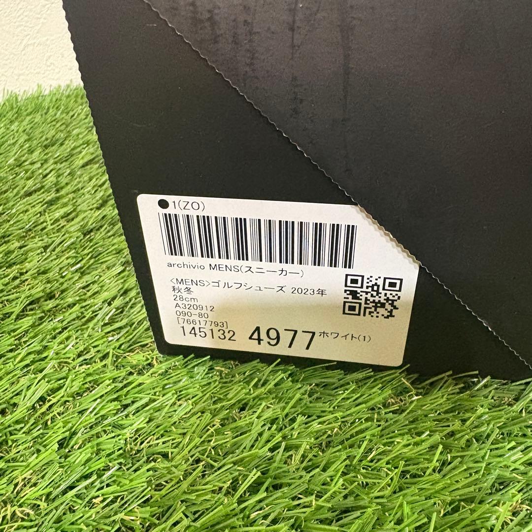 【ARCHIVIO】新品　スパイクレスゴルフシューズ　メンズ２８㎝ アルチビオ
