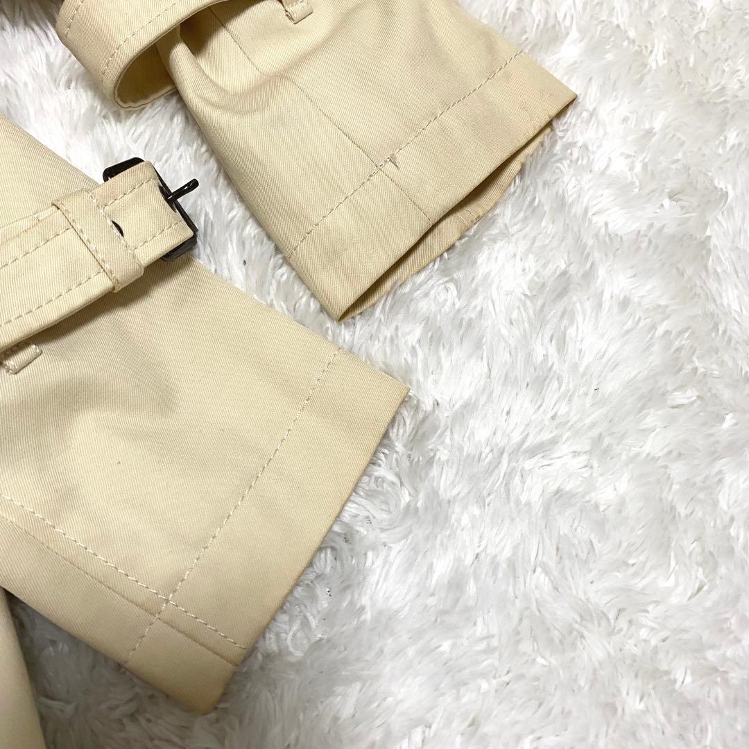 バーバリーブルーレーベル　トレンチコート　ライトベージュ　ノバチェック　38M