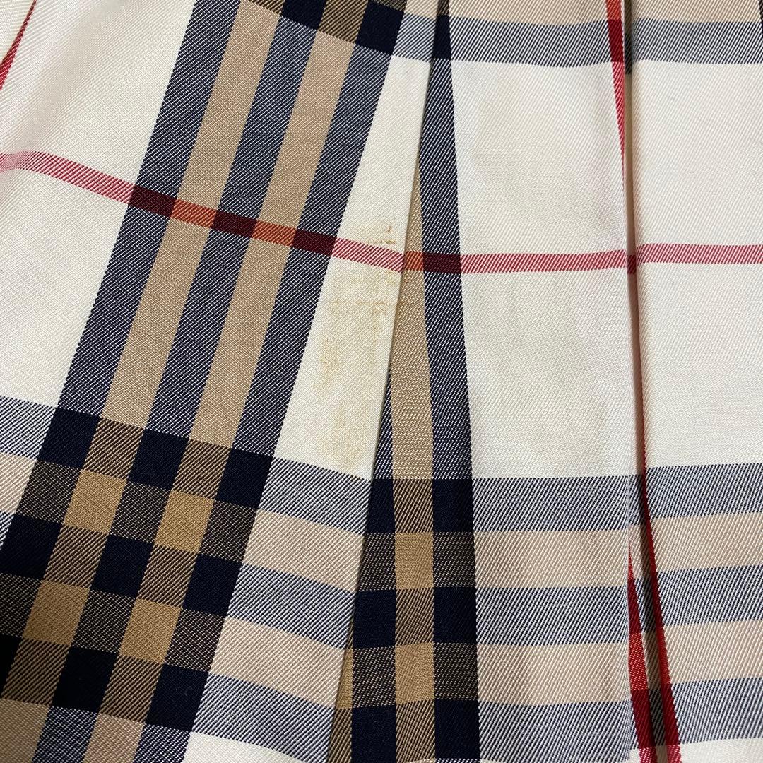 バーバリーブルーレーベル　トレンチコート　ライトベージュ　ノバチェック　38M