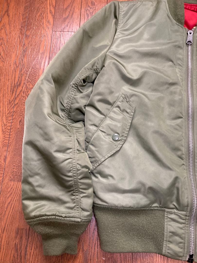 y*k様 希少 ALPHA INDUSTRIES MA-1 フライトジャケットレ