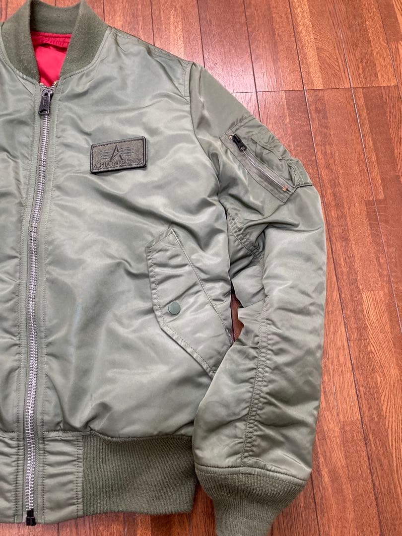 y*k様 希少 ALPHA INDUSTRIES MA-1 フライトジャケットレ