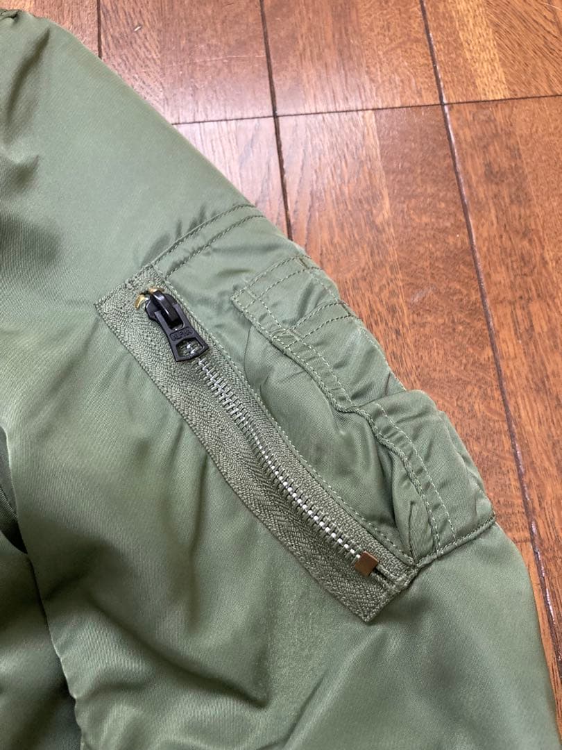 y*k様 希少 ALPHA INDUSTRIES MA-1 フライトジャケットレ