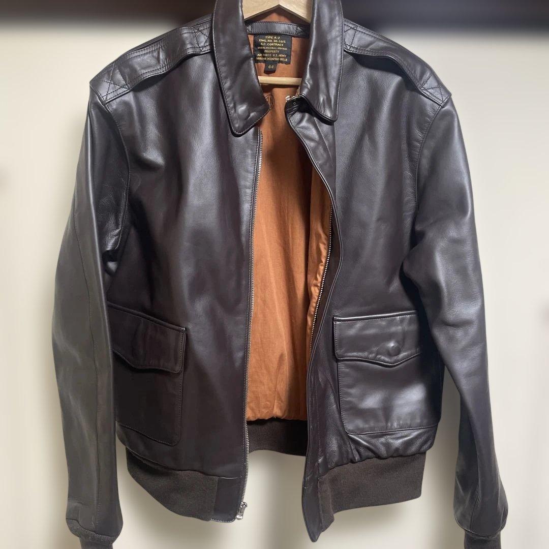 中田商店 A-2 フライトジャケット　Morganモーガン レザー 馬革