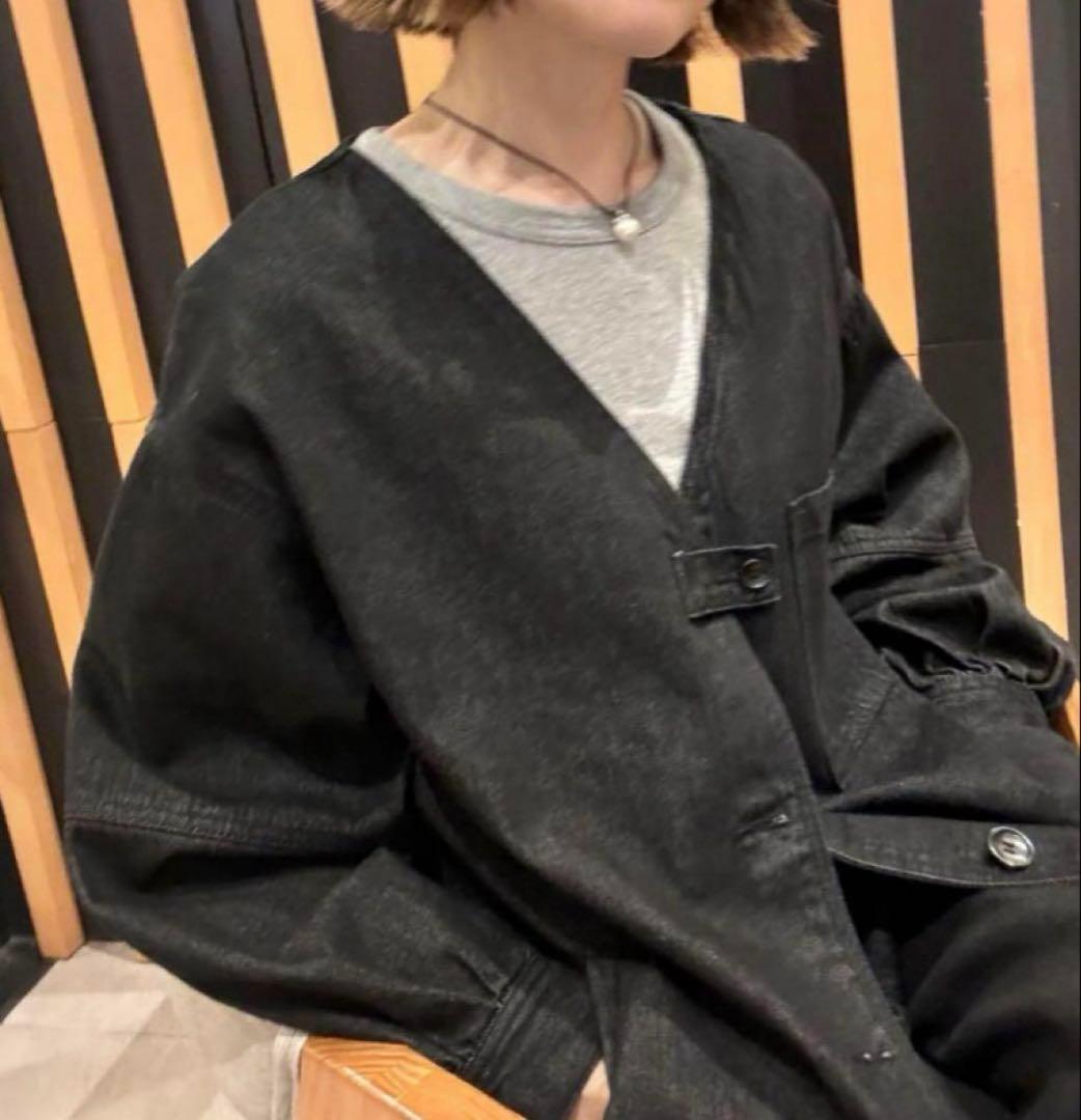 FASHIRU ×ARULLE denim ブラック デニムジャケット