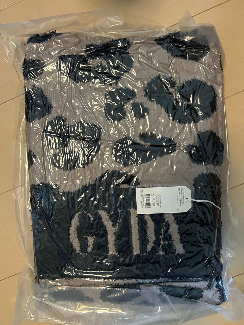 GYDAレオパードブランケット　col/ BK