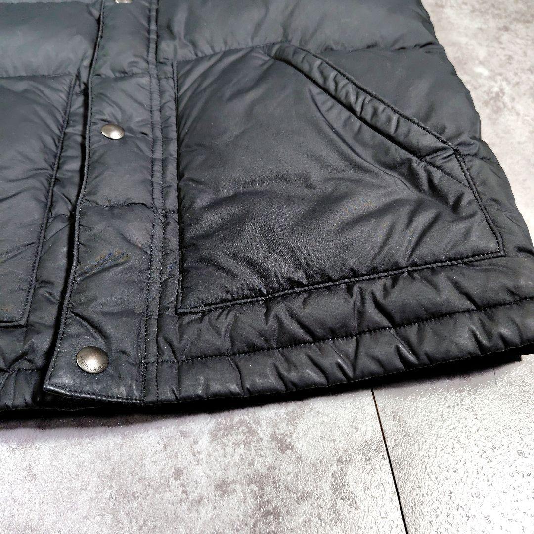 ポロ・ラルフ・ローレン レディース　ブラックダウンベスト　刺繍　12-14