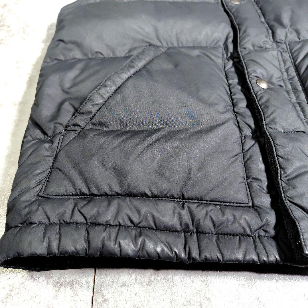 ポロ・ラルフ・ローレン レディース　ブラックダウンベスト　刺繍　12-14