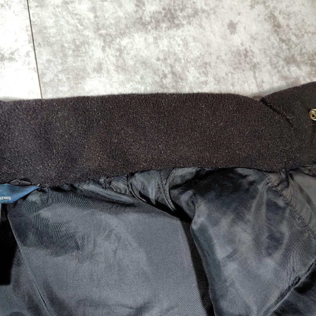 ポロ・ラルフ・ローレン レディース　ブラックダウンベスト　刺繍　12-14