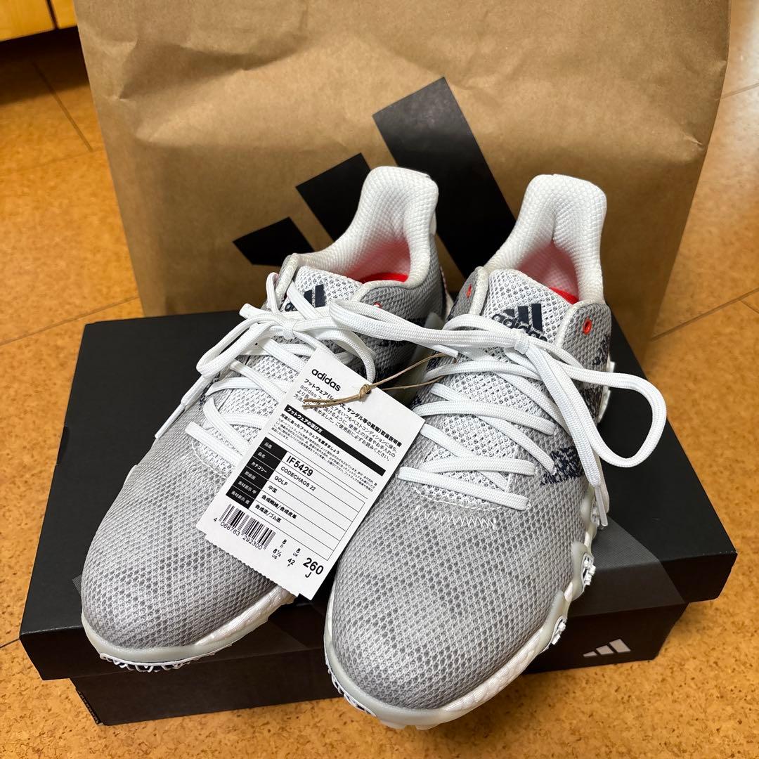 adidas コードカオス22 26cm ゴルフシューズ