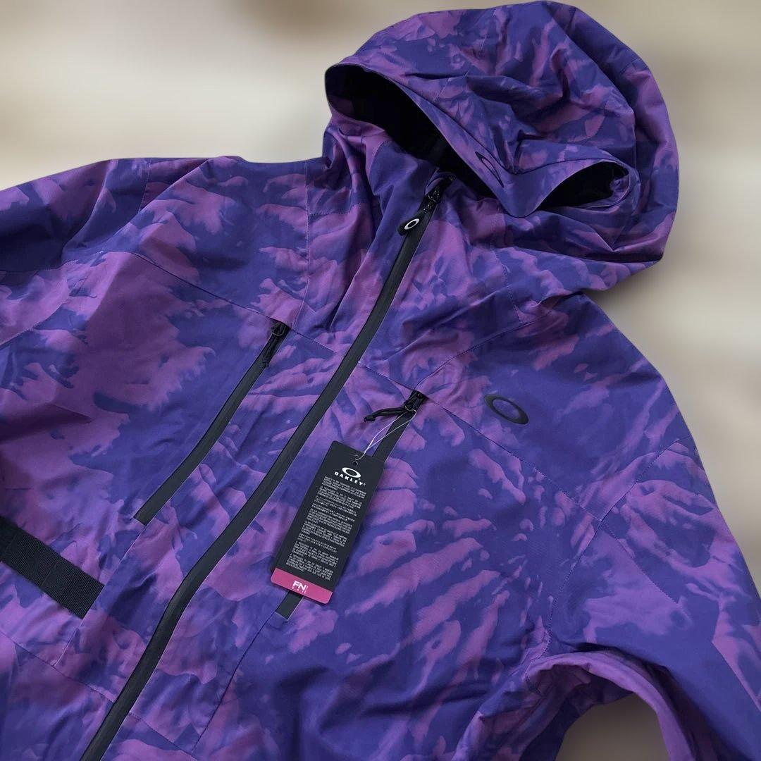 新品　オークリー　ウィメンズ　スキー　スノーボードウェア　パープル　XL