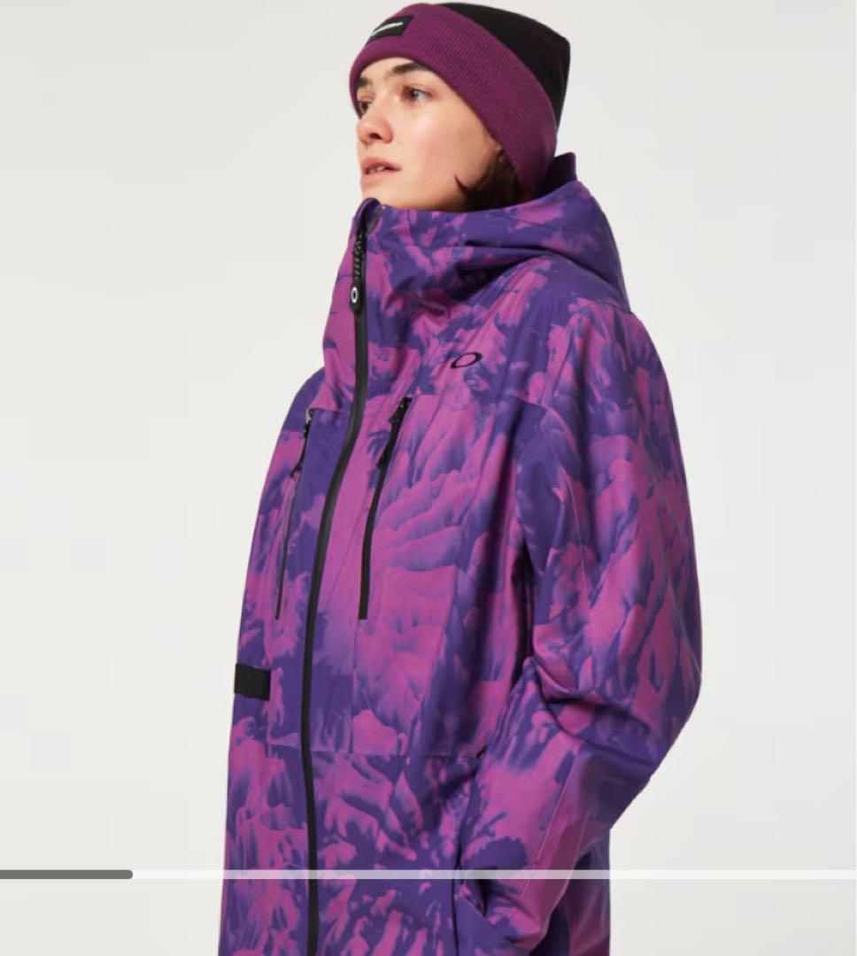 新品　オークリー　ウィメンズ　スキー　スノーボードウェア　パープル　XL