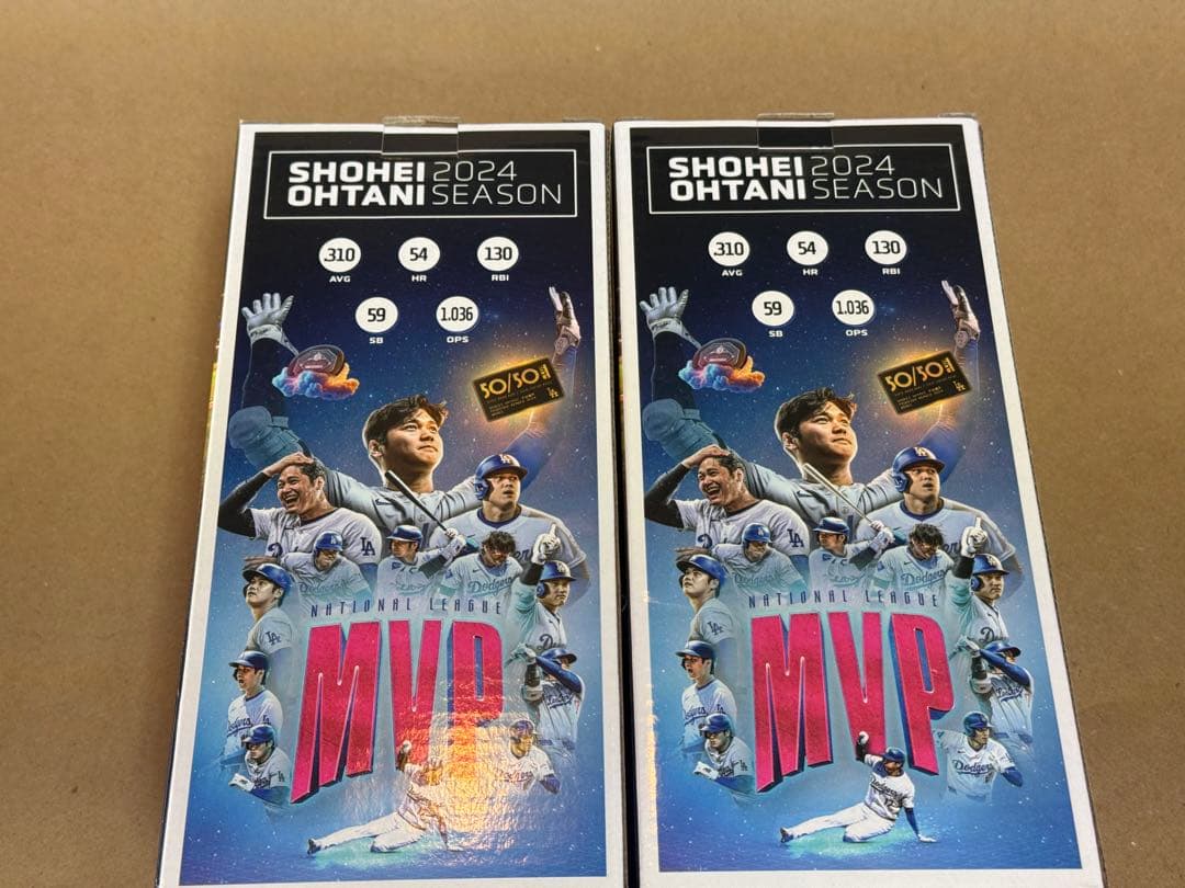 希少レア　シルバー ブラック セット　ドジャース　大谷翔平　ボブルヘッド　MVP