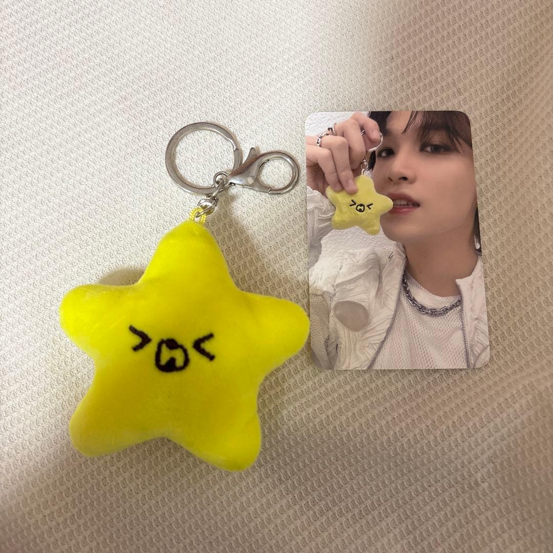 NCT127 イリチル ヘチャン スターフィッシュドール キーリング トレカ付き