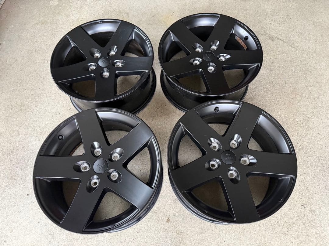 Jeepラングラー トレイルランナー 17インチ フラットブラック 大傷なし