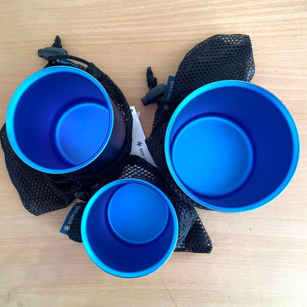 オンライン限定！新品スノーピーク　スタッキングマグ雪峰 3点セット