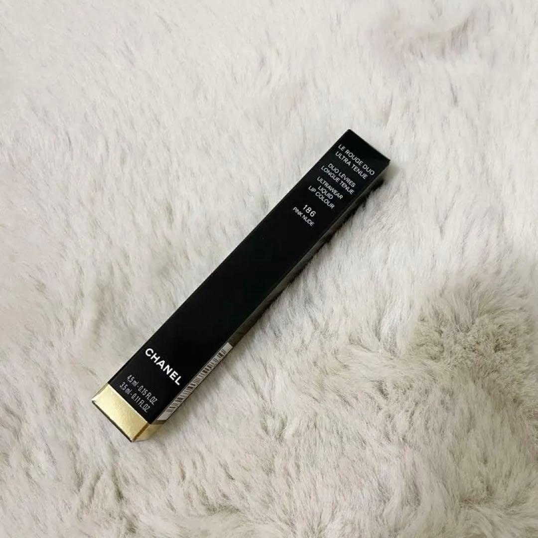 【新品】CHANEL ルルージュデュオウルトラトゥニュ 186 ピンクヌード