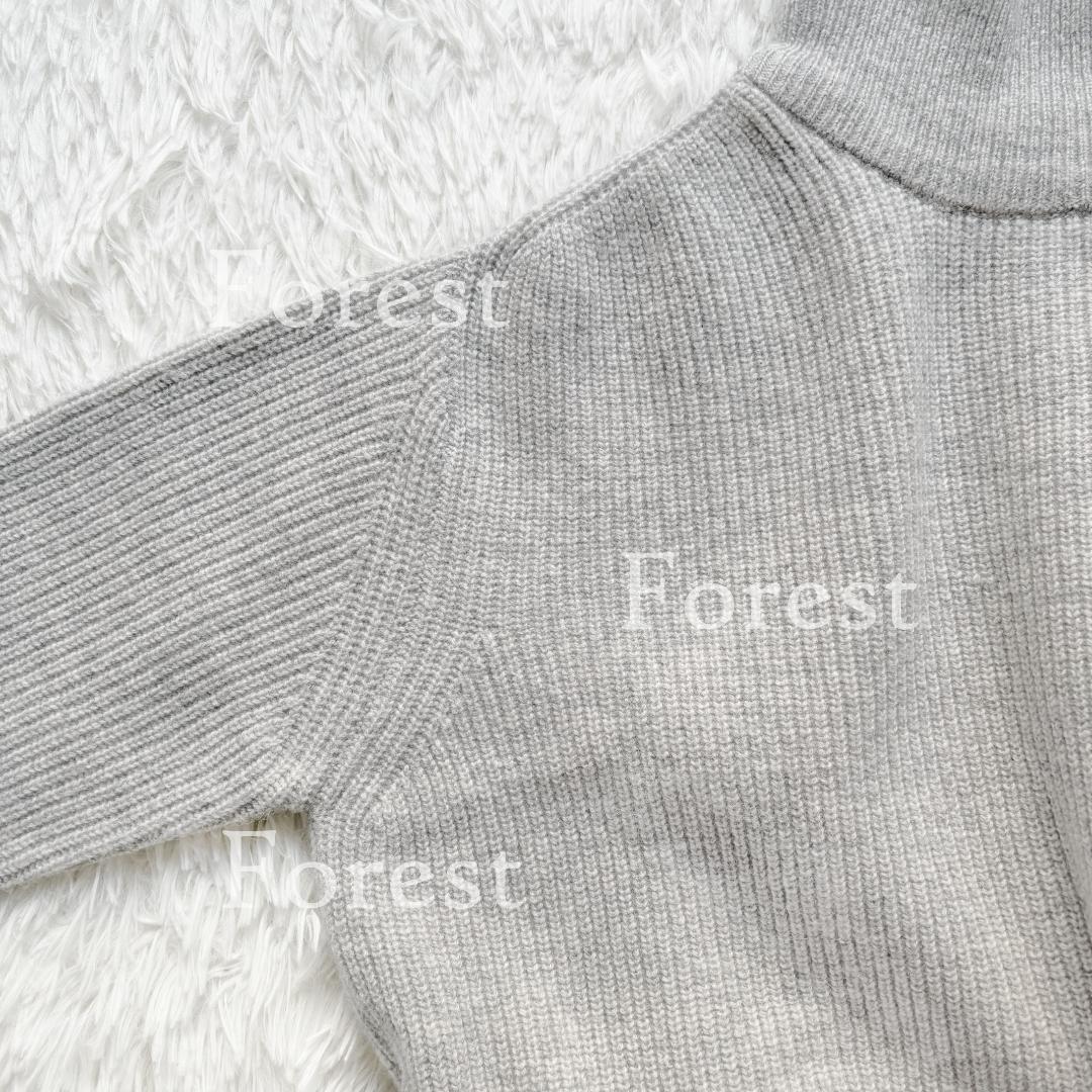 【新品】ハイネック畦ニットワンピース　sizeFREE　kagure