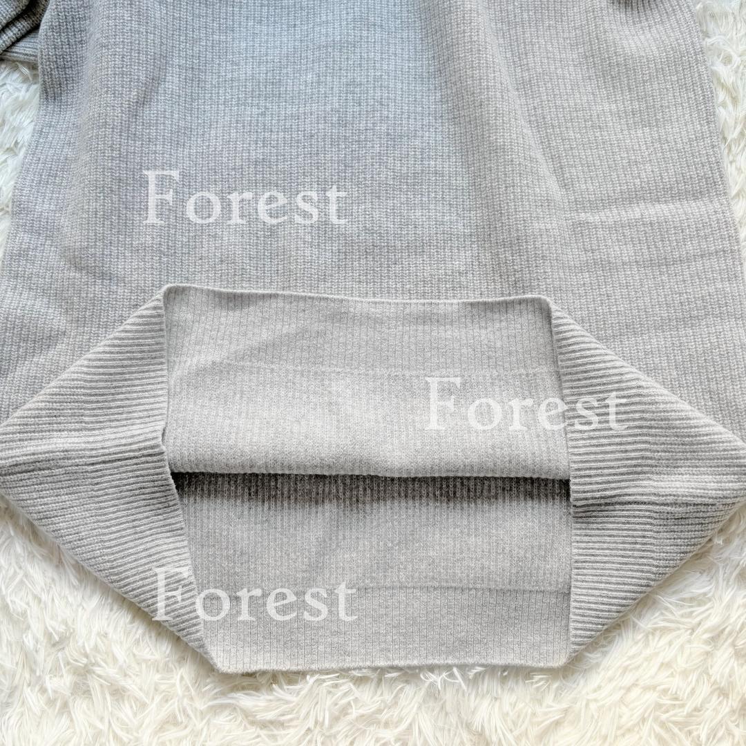 【新品】ハイネック畦ニットワンピース　sizeFREE　kagure