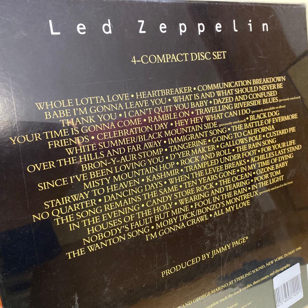【1990年未開封→内容確認開封】レッド・ツェッペリン CD BOX
