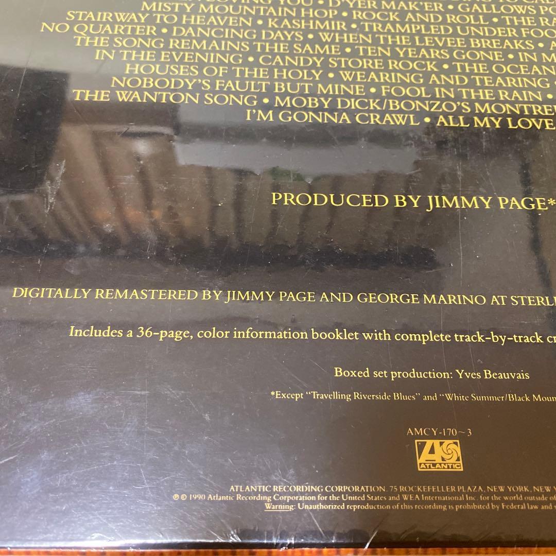 【1990年未開封→内容確認開封】レッド・ツェッペリン CD BOX