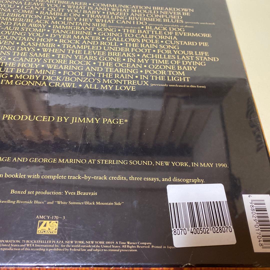 【1990年未開封→内容確認開封】レッド・ツェッペリン CD BOX