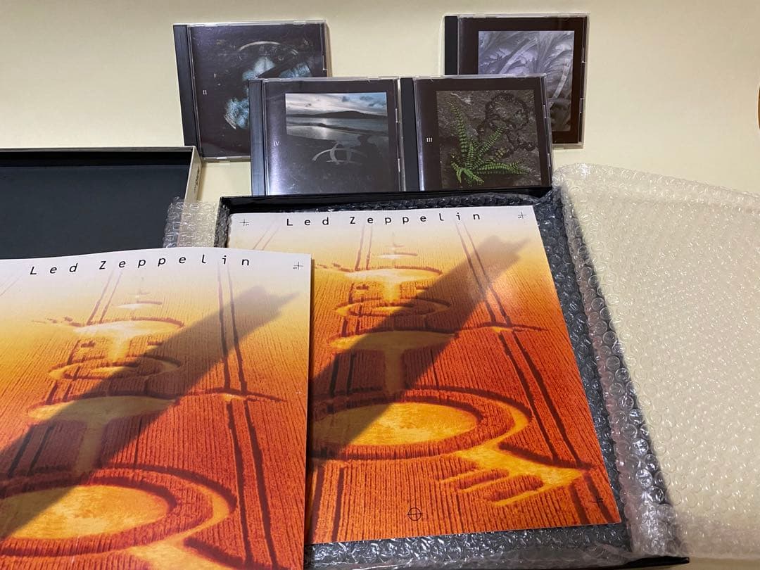 【1990年未開封→内容確認開封】レッド・ツェッペリン CD BOX