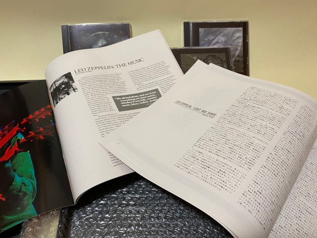 【1990年未開封→内容確認開封】レッド・ツェッペリン CD BOX