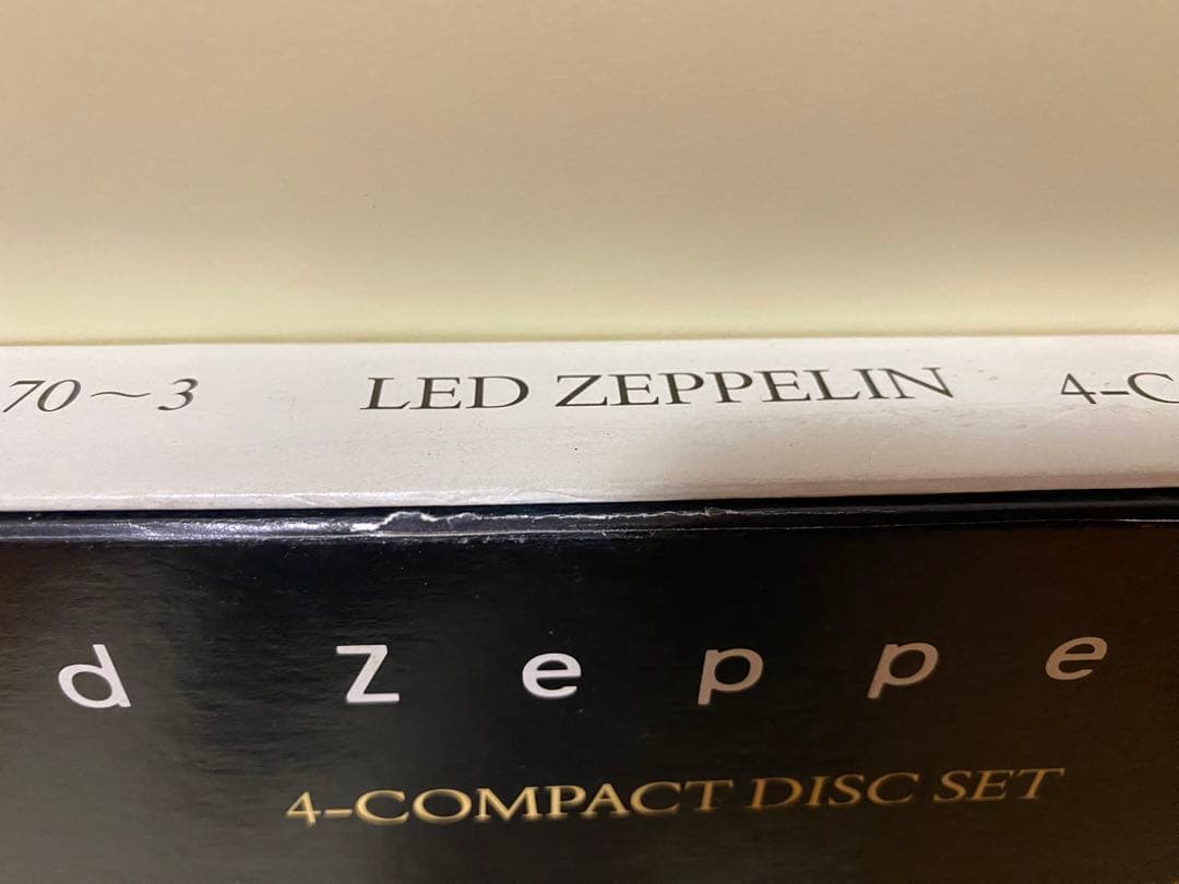 【1990年未開封→内容確認開封】レッド・ツェッペリン CD BOX