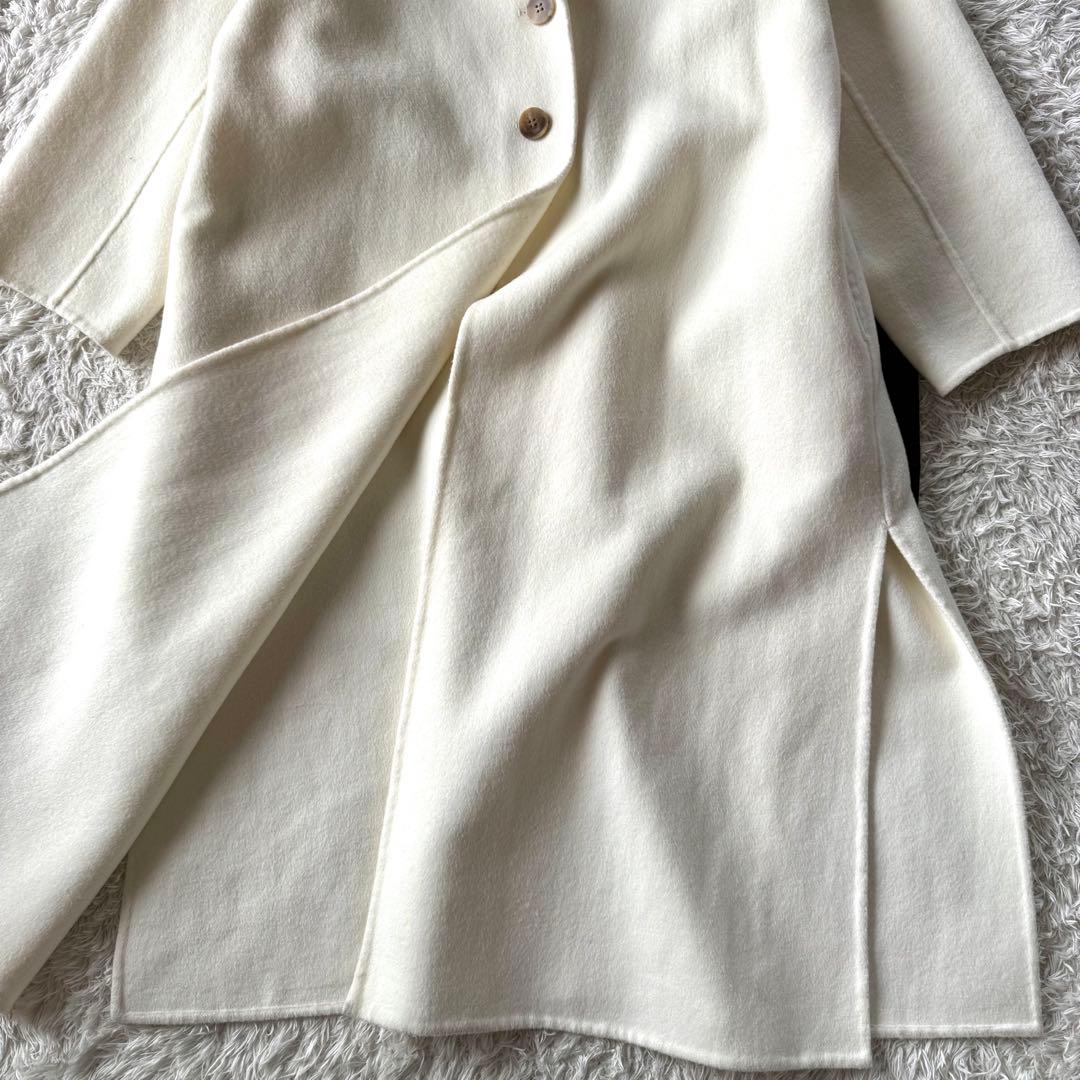 極美品✨　ジェナ ガリャルダガランテ リバーコート ダブルフェイス アイボリー