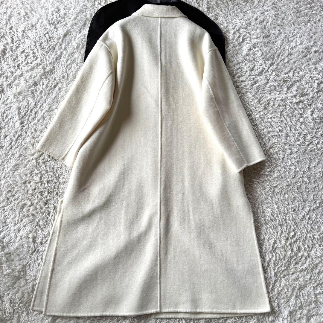 極美品✨　ジェナ ガリャルダガランテ リバーコート ダブルフェイス アイボリー