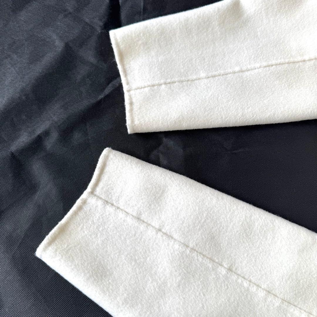 極美品✨　ジェナ ガリャルダガランテ リバーコート ダブルフェイス アイボリー