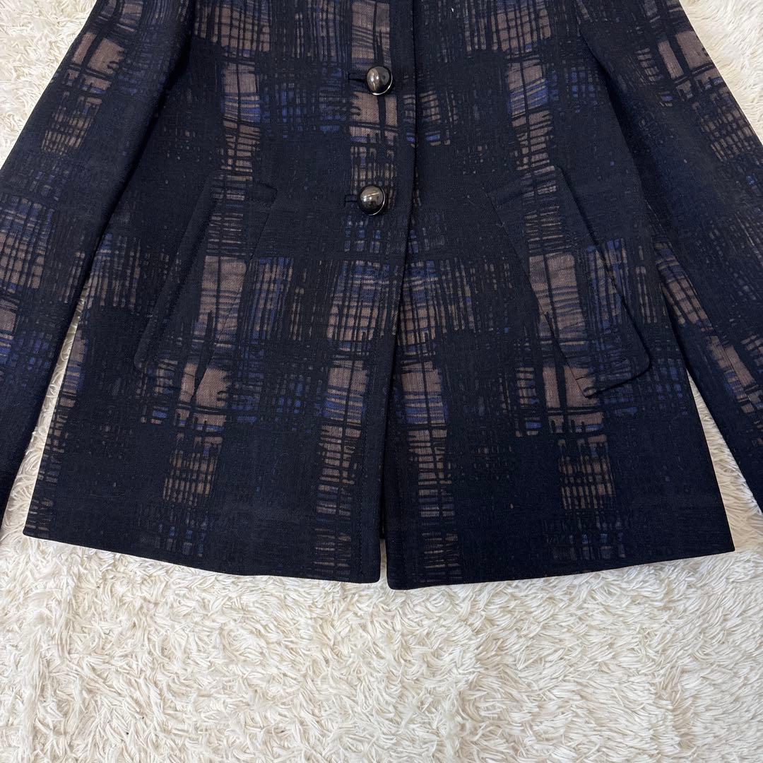 A.RバージンウールジャケットXL 総柄　球状・ロゴB ベルト