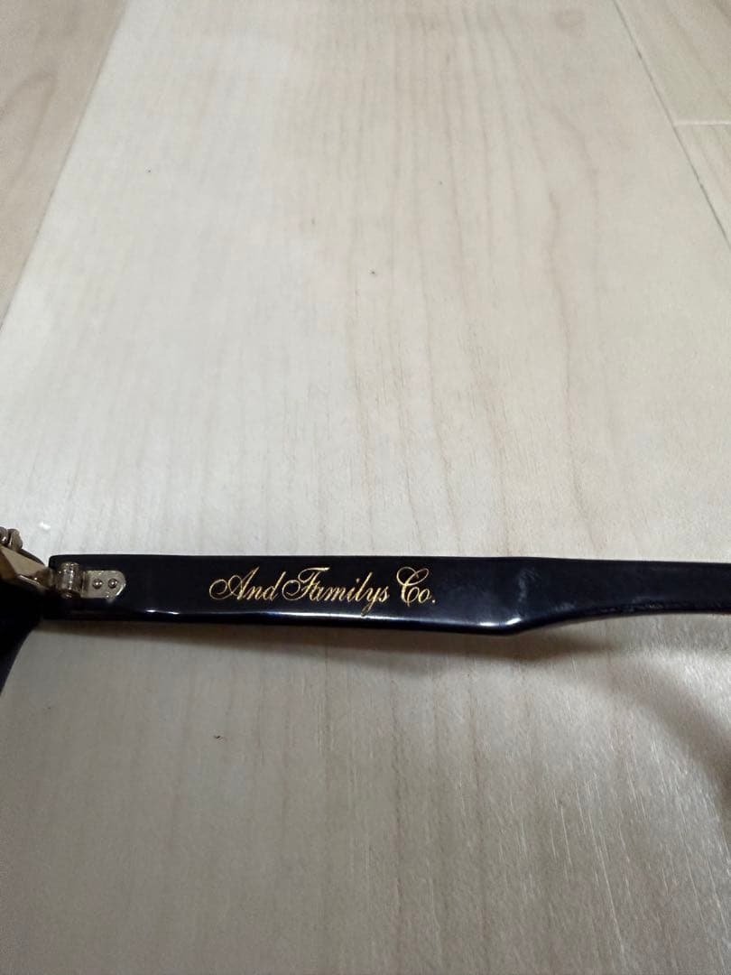 ANDFAMILYS The Purge 跳ね上げサングラス 鯖江 BLCAK