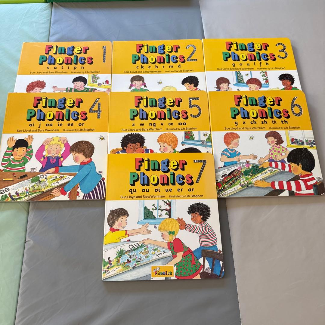 Jolly Phonics Finger Phonics1〜7