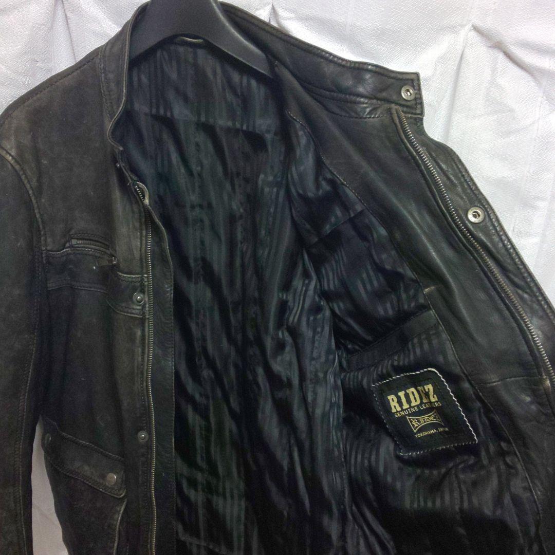 RIDEZ 革ジャン 羊革 本革 55%引き 中古 美品　半額以下
