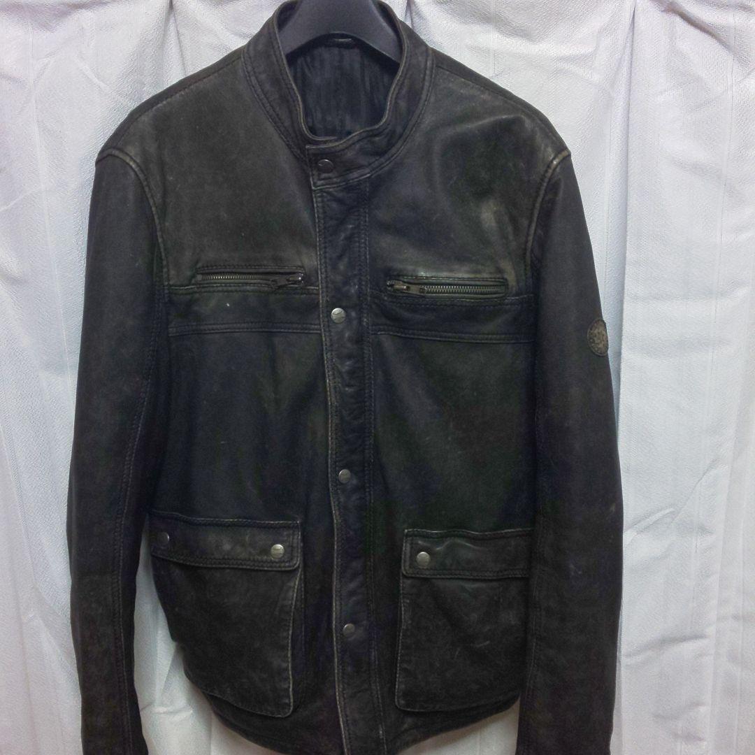 RIDEZ 革ジャン 羊革 本革 55%引き 中古 美品　半額以下