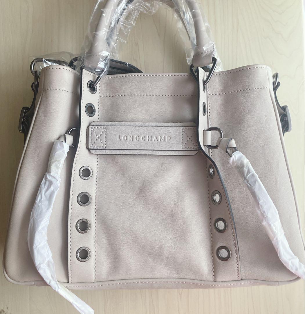 ★kinaco様★ロンシャン レザーショルダーバッグ argile アイボリー