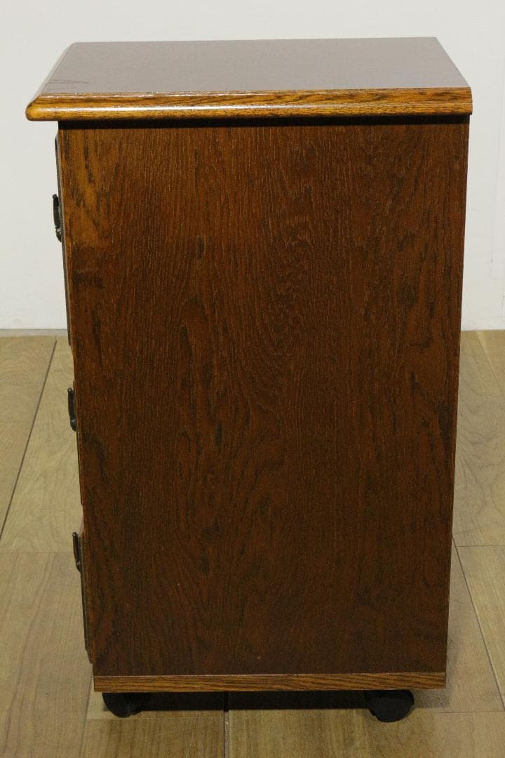 電*子様 三越ブルージュ★3段チェスト★キャスター付き★木製家具★