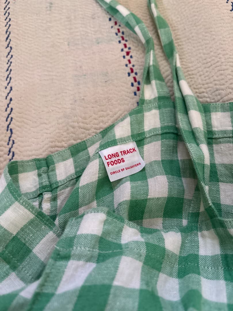 ロングトラックフーズ　ギンガムチェック柄オリジナルbag2枚set 岡尾美代子