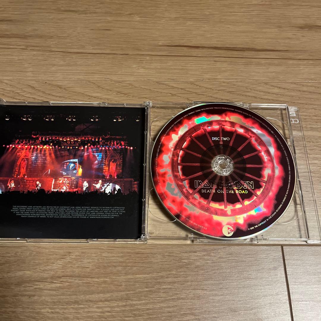 Iron Maiden Death on the Road サイン入り 2CD