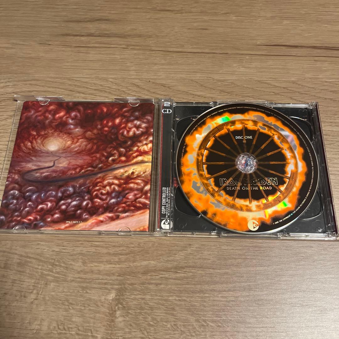Iron Maiden Death on the Road サイン入り 2CD