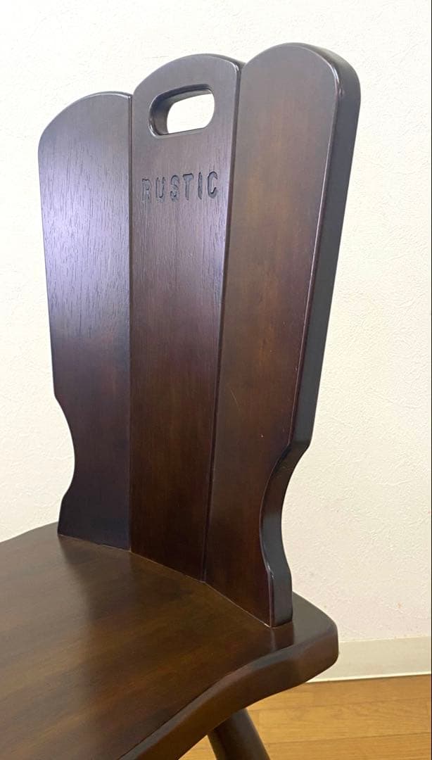 美品 カリモク ルスティック ダイニング チェア 椅子 インテリア ②