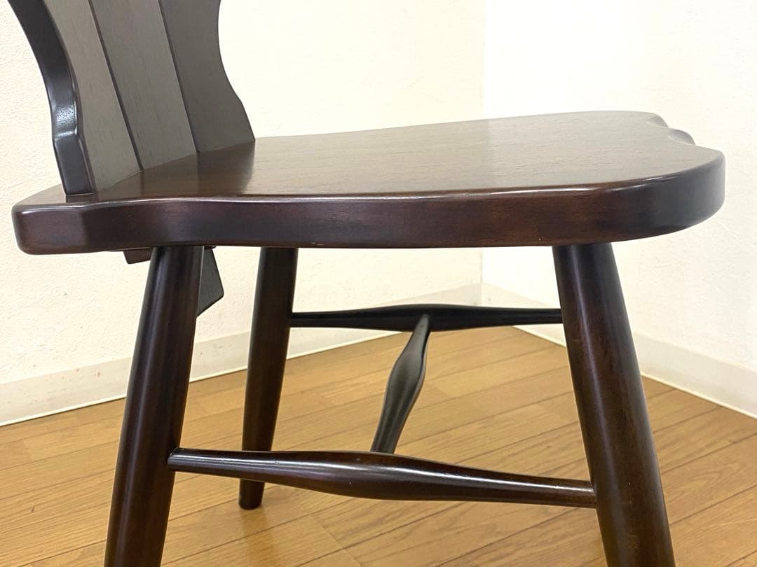 美品 カリモク ルスティック ダイニング チェア 椅子 インテリア ②