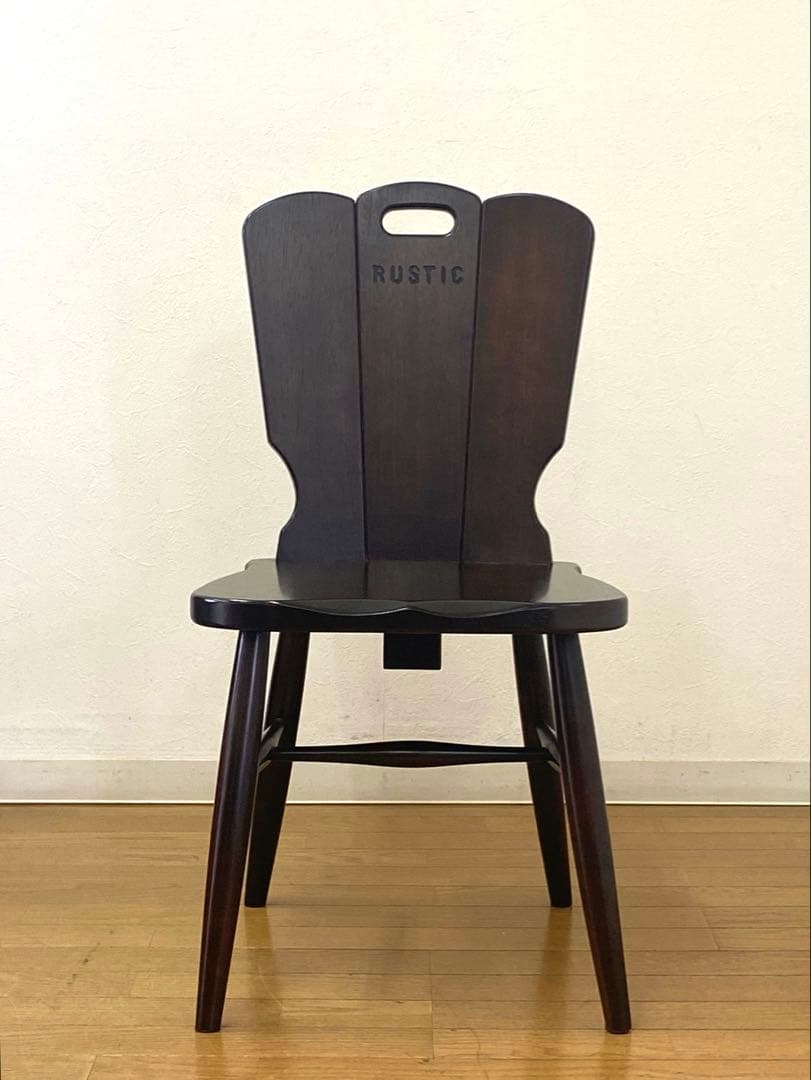 美品 カリモク ルスティック ダイニング チェア 椅子 インテリア ②