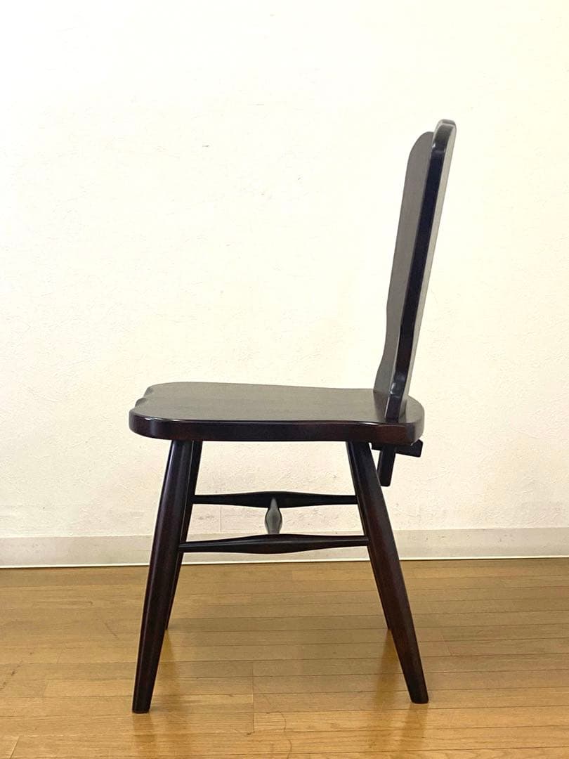 美品 カリモク ルスティック ダイニング チェア 椅子 インテリア ②