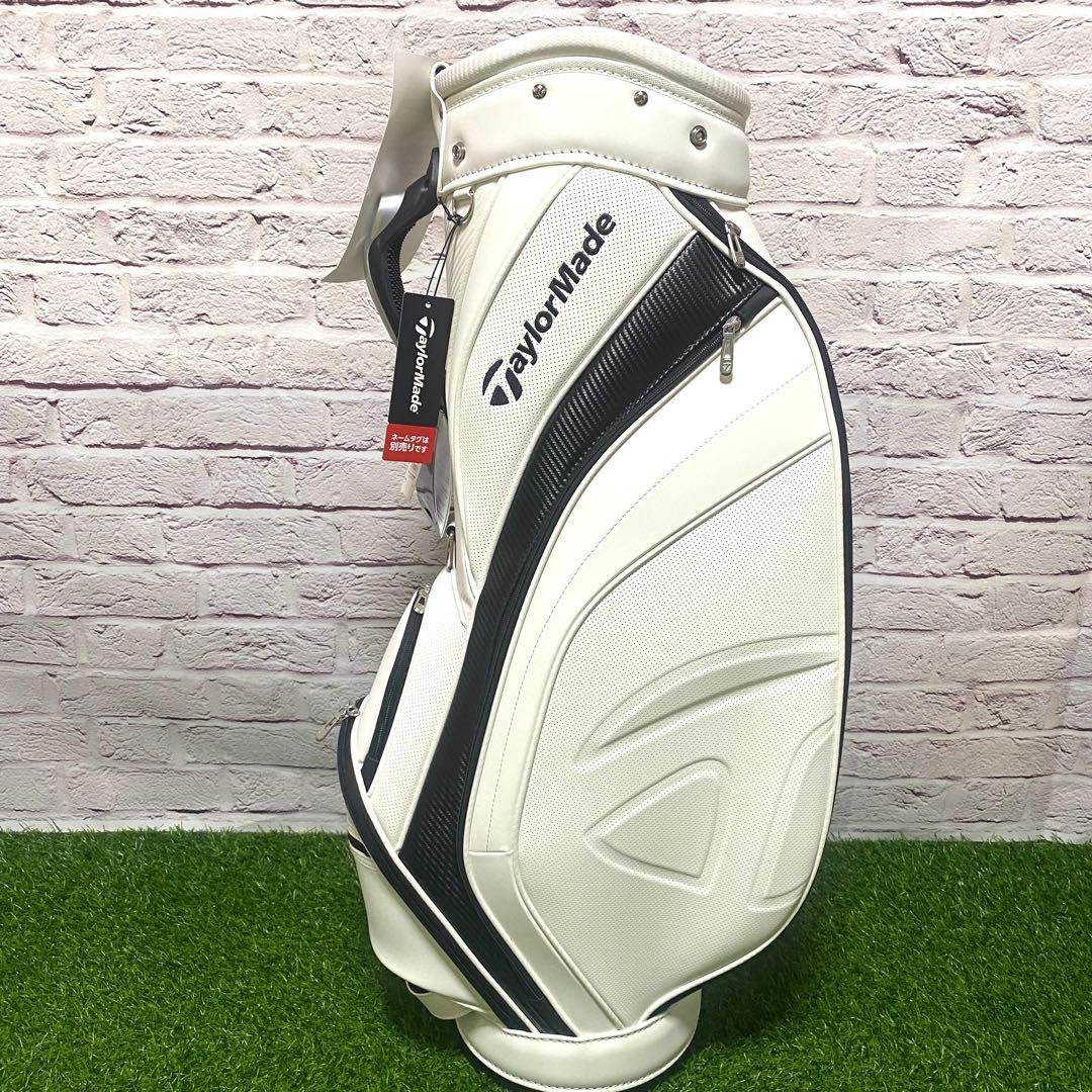 【新品】TaylorMade テーラーメイド キャディバッグ メンズ ホワイト