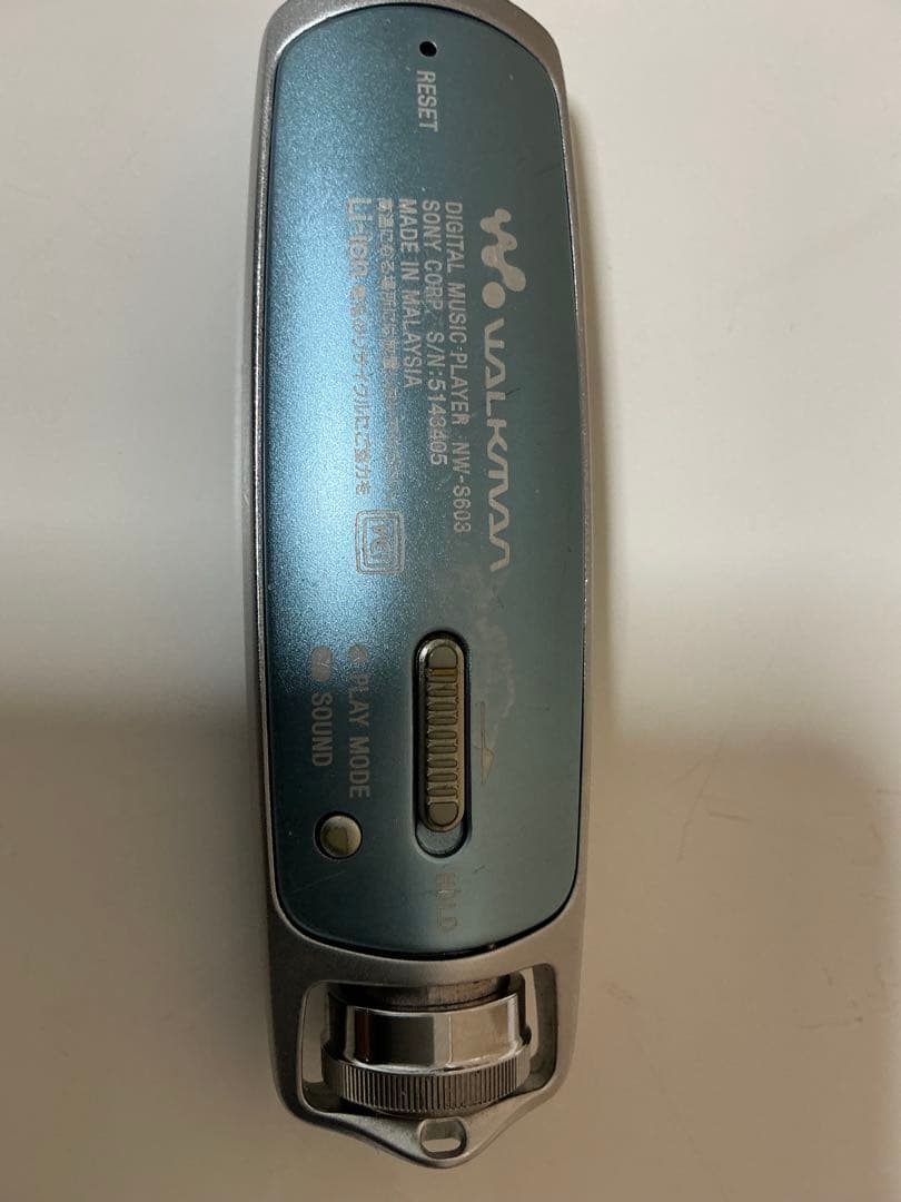 SONY ウォークマン NW-S603レアカラー 動作確認済み 本体のみ