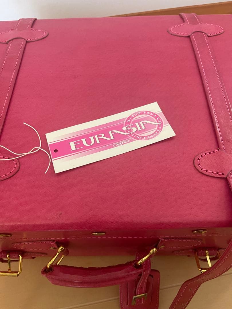 スーツケース　ピンク 合成皮革 23L