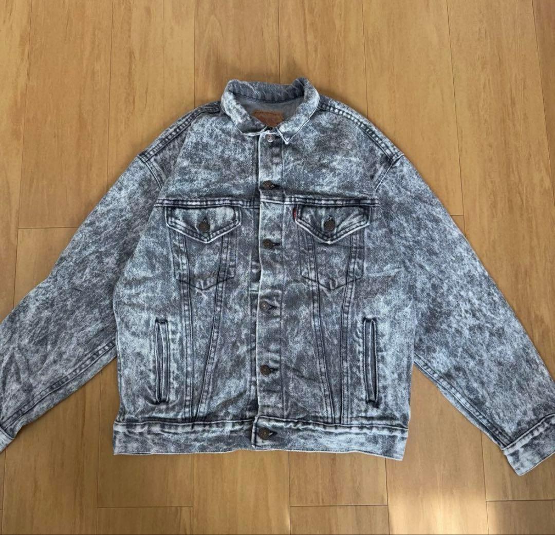 Levi’s 90s USA製 57508-0256 ブラックデニムジャケット
